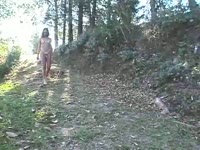 [ Shemale Tranny ] Naked outdoor fun with wild open-minded tranny coed Isabelli Branco in this naughty vid